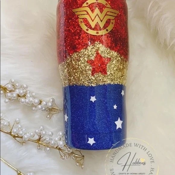 Wonder woman inspired Custom tumbler - Picture 2 of 10